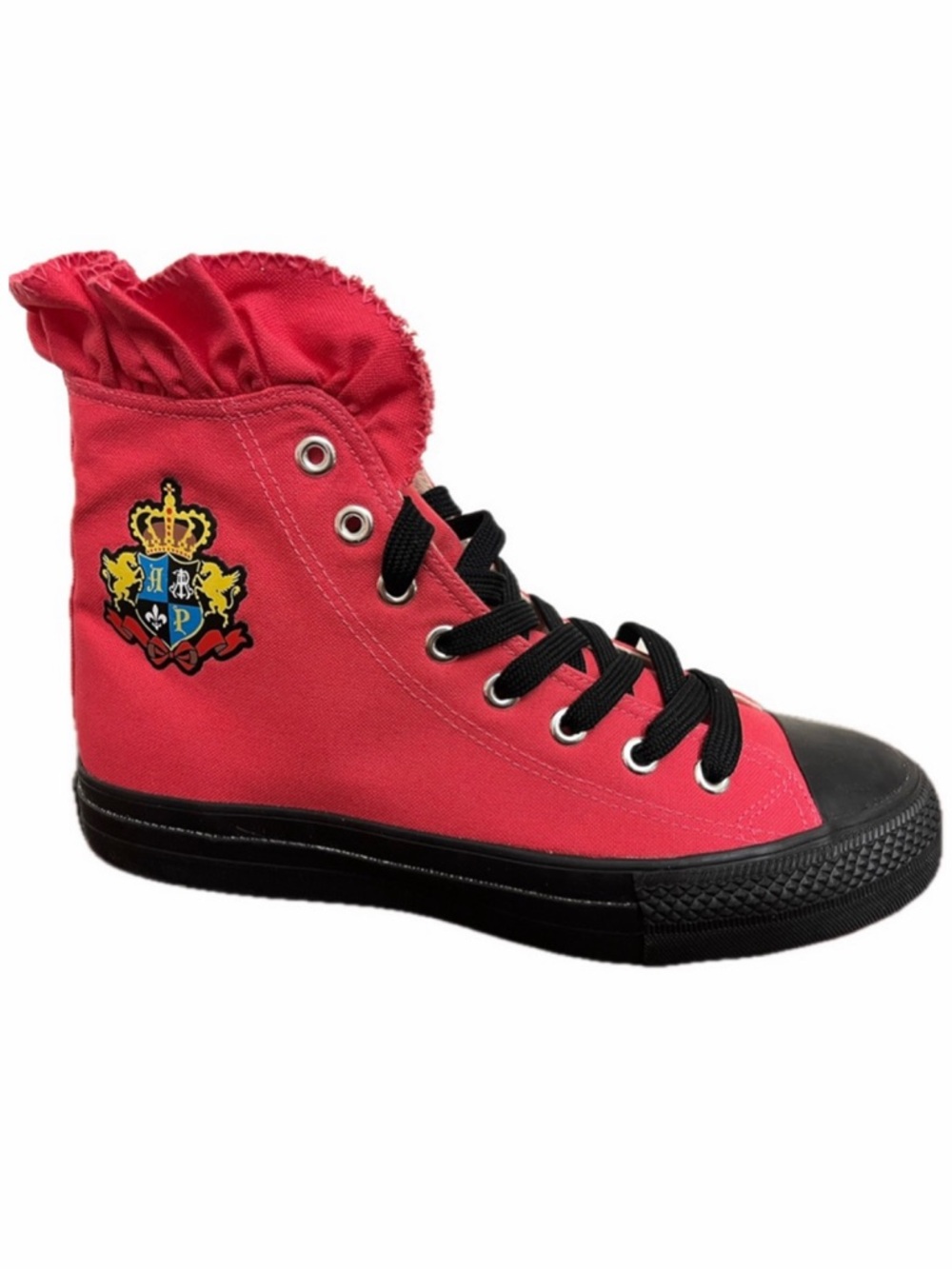 Alice and the Pirates hot pink High-Top Frill Crest Sneakers — LL (US 8.5–9)